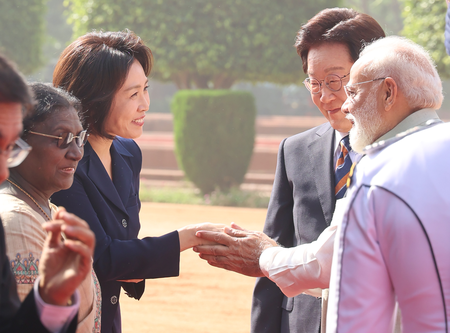 South Korea’s First Lady attends K-pop contest in India