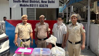 Delhi Police bust ganja supply network, three arrested with over 3 kg contraband