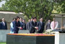 South Korean President Lee pays homage to Mahatma Gandhi at Raj Ghat