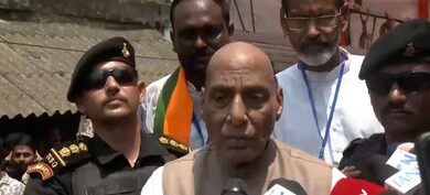 Can’t rule out BJP getting two-thirds majority: Rajnath Singh ahead of Bengal polls