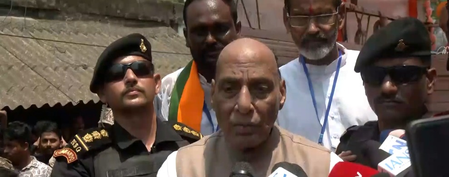 Can’t rule out BJP getting two-thirds majority: Rajnath Singh ahead of Bengal polls