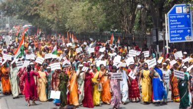 NDA protest in Patna over Women’s Reservation Amendment Bill