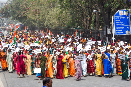 NDA protest in Patna over Women’s Reservation Amendment Bill