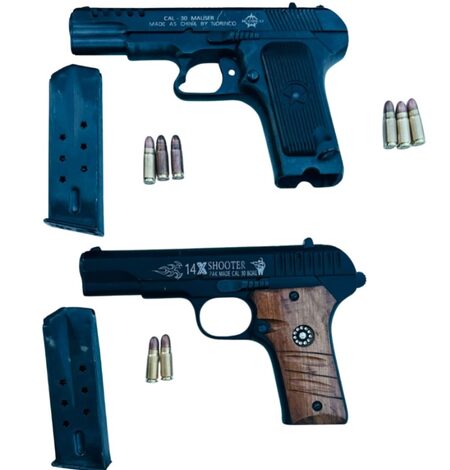 Four linked to foreign gangsters held in Punjab, two foreign-made pistols seized