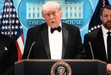 Trump pushes ballroom plan after shooting