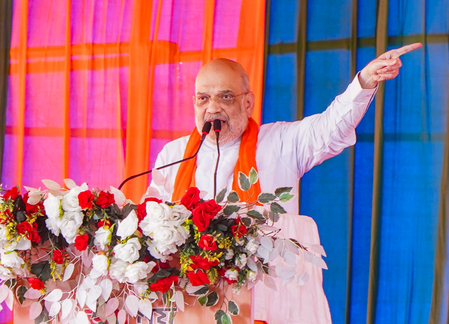 HM Amit Shah slams Kharge for using foul language against PM Modi​