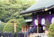 Japanese PM sends ritual offering to Yasukuni Shrine