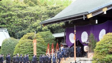 Japanese PM sends ritual offering to Yasukuni Shrine