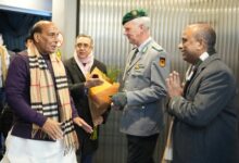 Defence Minister Rajnath Singh arrives in Germany to advance defence cooperation