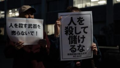 Japan officially eases arms export rules to allow weapons sales despite protests