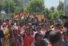 Women will not remain silent: BJP leaders target Oppn at ‘Jan Aakrosh Mahila Padyatra’ in UP
