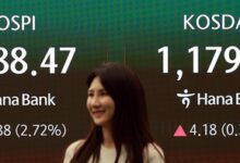 Seoul stocks set record peak amid hopes of peace talks, tech rally