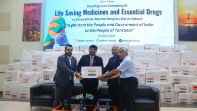 India gifts 2 tonnes of medical supplies to Tanzania