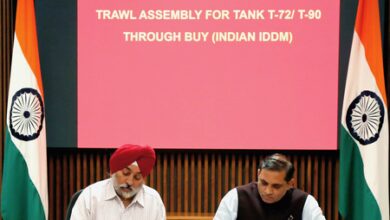Defence Ministry inks Rs 975 crore contracts for TRAWL Assembly for T-72, T-90 tanks