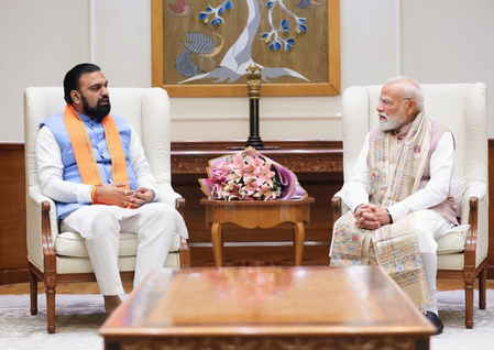 Samrat Choudhary meets PM Modi in New Delhi, seeks guidance for Bihar’s development.