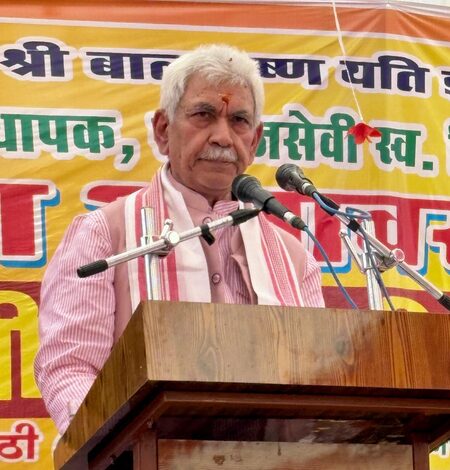 J&K L-G appeals for building India of our freedom fighters’ dream of equal participation in nation building