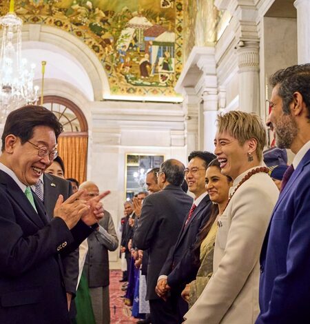 Aoora meets South Korean President Lee Jae Myung, President of India Droupadi Murmu in Delhi