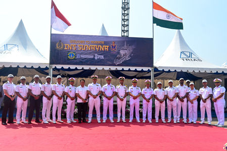 INS Sunayana arrives in Jakarta, to boost India-Indonesia maritime ties