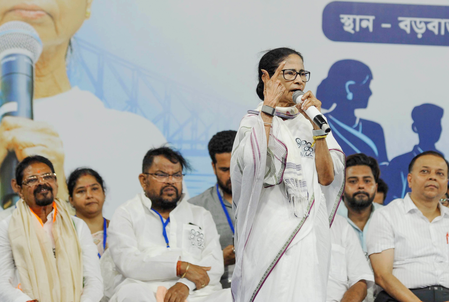 CM Mamata warns of ‘false voting’, urges vigilance on poll day