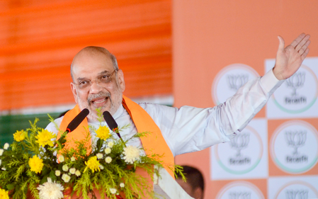 HM Amit Shah vows crackdown on infiltrators if BJP forms govt in Bengal