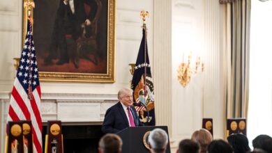 Trump praises NCAA athletes, pushes for sports reforms