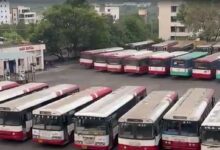 RTC buses go off the roads in Telangana as employees begin strike