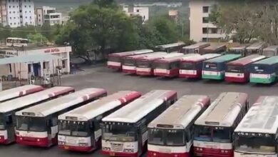 RTC buses go off the roads in Telangana as employees begin strike