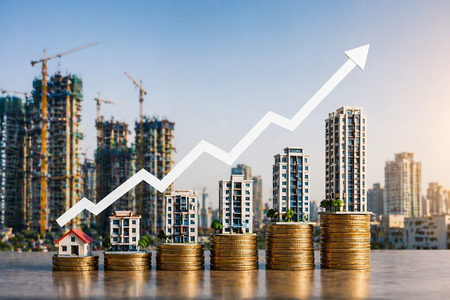 India real estate land deals jumped 32 pc to Rs 54,818 crore in 2025