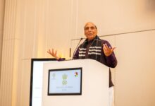 Rajnath Singh interacts with Indian diaspora in Germany, highlights India’s rapid economic growth