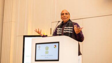 Rajnath Singh interacts with Indian diaspora in Germany, highlights India’s rapid economic growth