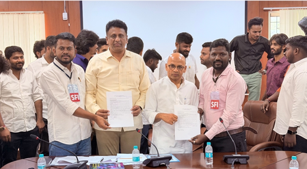 Student wings unite across parties, demand immediate revival of college elections in Karnataka