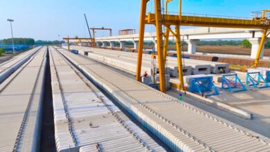 Ahmedabad-Mumbai bullet train project advances with 185 km of RC track bed completed, J-slab system deployed in India