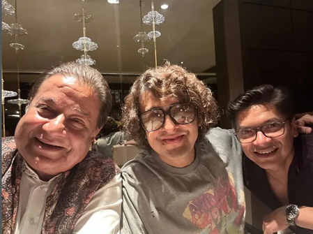 Anup Jalota shares selfie with Sonu Nigam, Shaan; says ‘music brings us together in the most beautiful way’