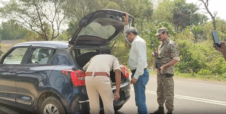 Tight security on Bihar-Bengal border as West Bengal polls underway