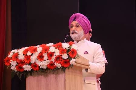 Delhi L-G Sandhu calls for fostering creativity, integrity at SRCC’s 100th annual day event
