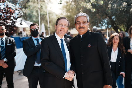 Indian envoy meets President of Israel, reaffirms New Delhi’s commitment to strengthen partnership