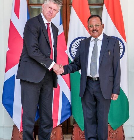 NSA Doval, UK counterpart discuss strengthening defence and security cooperation