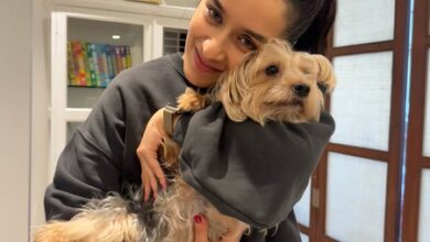 Shraddha Kapoor celebrates her furry friend’s birthday with a cake & lots of cuddles