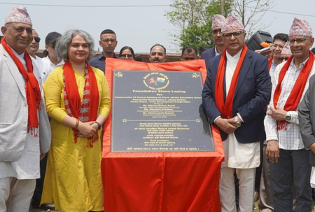 India helps build school in Nepal’s Jhapa