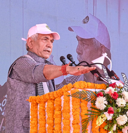 L-G Manoj Sinha leads anti-drug drive in J&K’s Samba