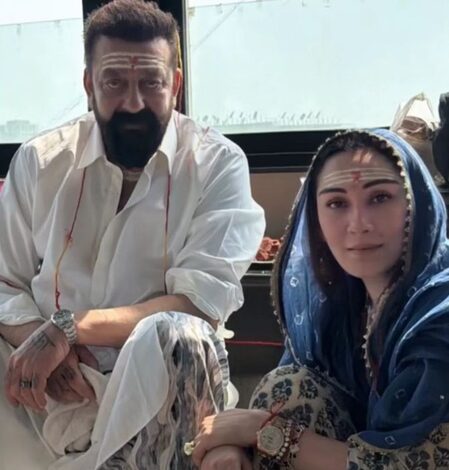 Sanjay Dutt, wife Maanayata soak in divine energy with ‘Har Har Mahadev’