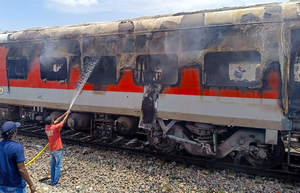 Islamic State pushes train arson, knife attacks in South India