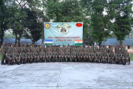 India-Uzbekistan joint military exercise reinforces military cooperation, improves interoperability
