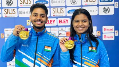 ISSF Jr World Cup: Shambhavi, Divyanshu clinch mixed team air rifle gold with junior world record score