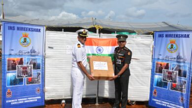 Furthering humanitarian reach, India presents two BHISM cubes to Sri Lanka
