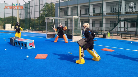David Williamson is conducting a special goalkeeping camp for Indian women’s hockey team
