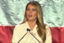 US First Lady Melanie Trump unveils new beehive on White House lawn