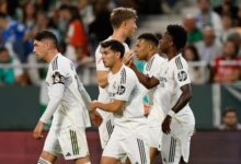 Late Bellerin goal all but ends Real Madrid’s La Liga title hopes