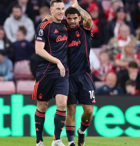 Premier League: Forest thrash Sunderland 5-0 to go eight points clear of relegation