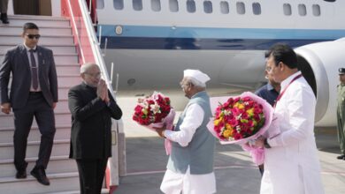 VP Radhakrishnan arrives in Jaipur to attend Rajasthan University convocation